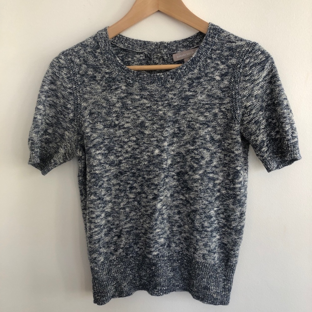 Banana Republic Marled Cropped Sweater Tee